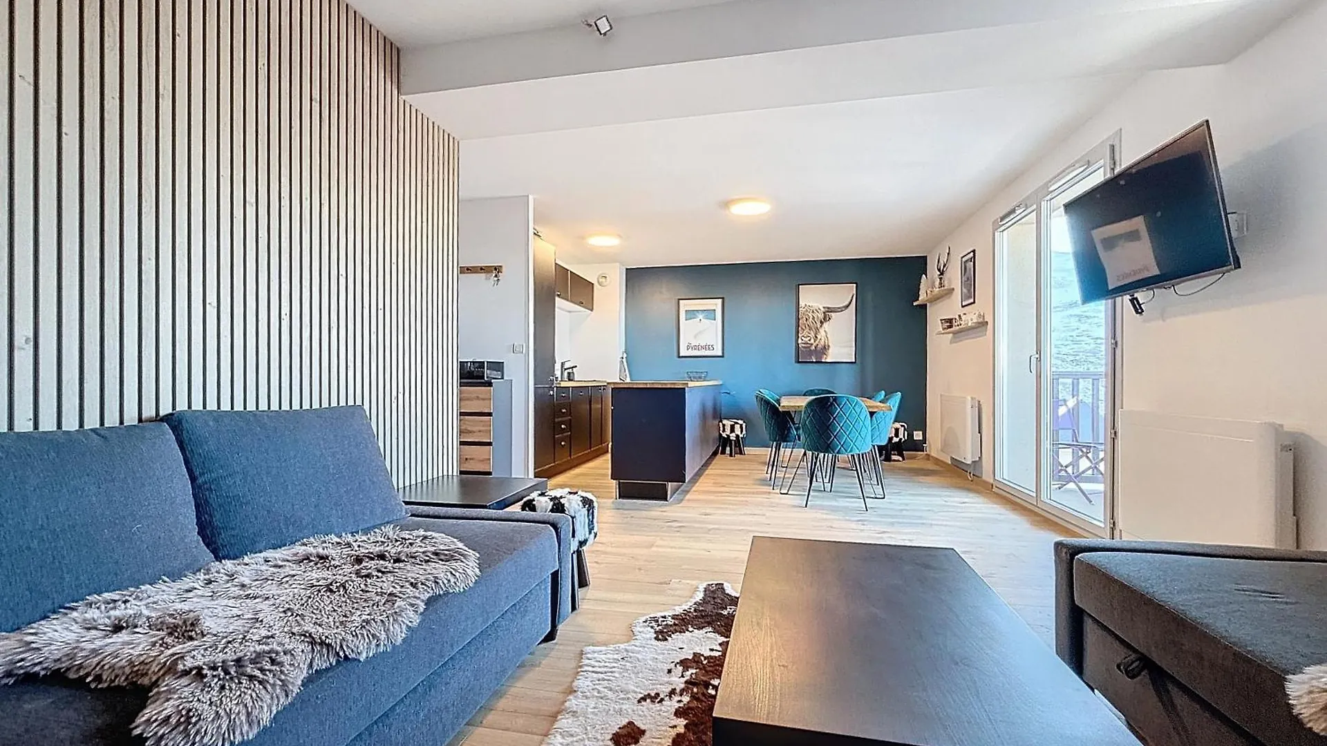 Апартаменты Peyragudes Grand Appare Vue Montagne 2 Terrasses,8 A 10 Couchages , Draps, Serviettes De Bains Et Menage Fin Sejour Inclus Germ Франция